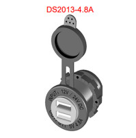 Dual Port USB Socket - 12-24V - DS2013-4.8A - ASM